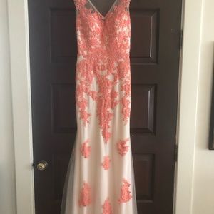 Beautifully hand made one of a kind gown.